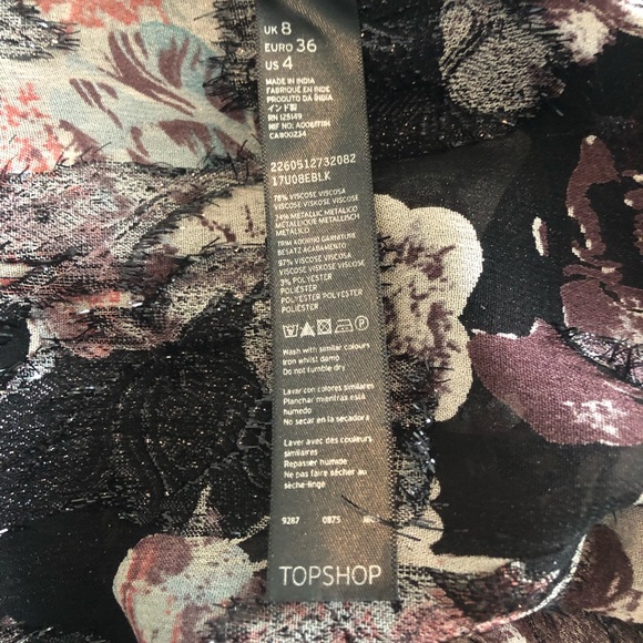 NWT TOPSHOP kimono swimsuit coverup. - Picture 7 of 7